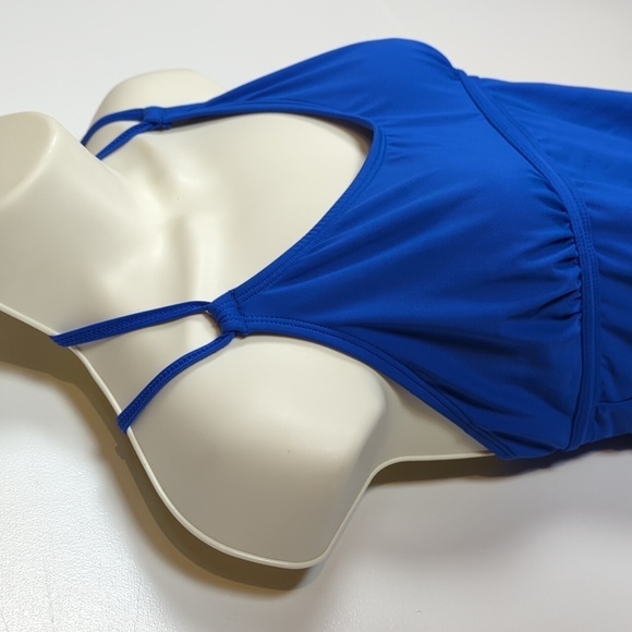Athleta Strappy Back One Piece Swim Suit - Picture 3 of 12